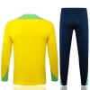 Chandal de Sudadera del Brasil 24-25 Amarillo