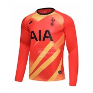 Manga Larga Camiseta Tottenham Hotspur Portero 20-21 Naranja