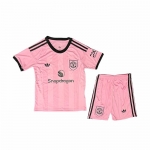 Camiseta Manchester United Portero Nino 25-26 Rosa Camiseta Manchester United Portero Nino 25-26 Rosa