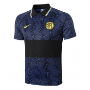 Camiseta Polo del Inter Milan 20-21 Azul y Negro