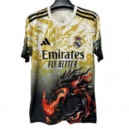 Camiseta Real Madrid Dragon 25-26 Tailandia Amarillo Camiseta Real Madrid Dragon 25-26 Tailandia Amarillo