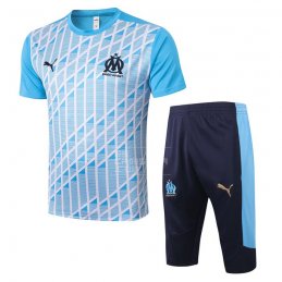 Chandal del Olympique Marsella Manga Corta 2020-21 Azul