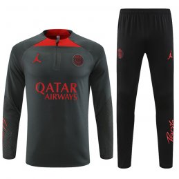 Chandal de Sudadera del Paris Saint-Germain Jordan 2022-23 Gris