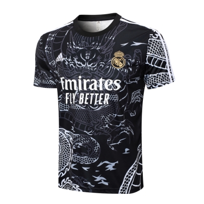 Camiseta de Entrenamiento Real Madrid Dragon 2024-25 Negro