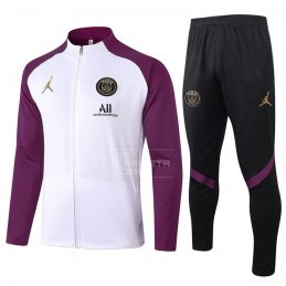 Chandal de Chaqueta del Paris Saint-Germain Jordan 20-21 Blanco