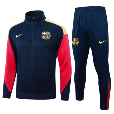 Chandal de Chaqueta del Barcelona 2024-25 Azul