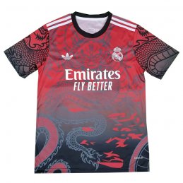 Camiseta Real Madrid Dragon 2024-25 Tailandia Tailandia Rojo