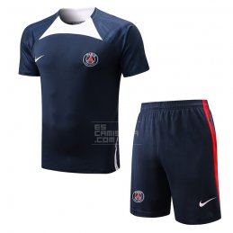 Chandal del Paris Saint-Germain Manga Corta 2022-2023 Azul - Pantalon Corto