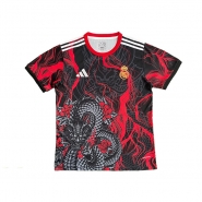Camiseta Real Madrid Dragon 25-26 Tailandia Rojo Negro Camiseta Real Madrid Dragon 25-26 Tailandia Rojo Negro