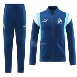 Chandal de Chaqueta del Olympique Marsella Nino 23-24 Azul