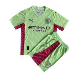 Camiseta Manchester City Portero Nino 2023-24 Verde