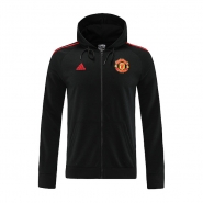 Chaqueta con Capucha del Manchester United 22-23 Negro