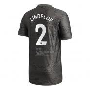 2ª Equipacion Camiseta Manchester United Jugador Lindelof 20-21