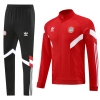 Chandal de Chaqueta del Bayern Munich 24-25 Rojo Blanco