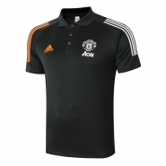 Camiseta Polo del Manchester United 20-21 Gris