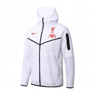 Chaqueta con Capucha del Liverpool 22-23 Blanco