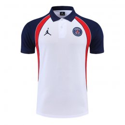 Camiseta Polo del Paris Saint-Germain Jordan 2022-23 Blanco