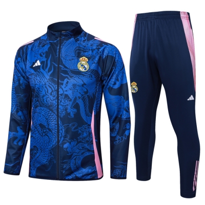 Chandal de Chaqueta del Real Madrid Dragon 24-25 Azul