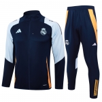 Chandal de Chaqueta del Real Madrid Nino 2024-25 Azul Oscuro