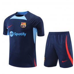 Chandal del Barcelona Manga Corta 2022-23 Azul - Pantalon Corto