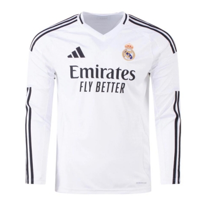 Manga Larga 1a Equipacion Camiseta Real Madrid 24-25