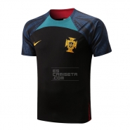 Camiseta de Entrenamiento Portugal 22-23 Negro