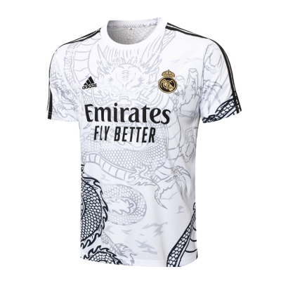 Camiseta de Entrenamiento Real Madrid Dragon 2024-25 Blanco