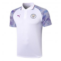 Camiseta Polo del Manchester City 2020-21 Blanco