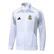 Chaqueta del Real Madrid 25-26 Blanco Gris Chaqueta del Real Madrid 25-26 Blanco Gris