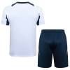 Chandal del Real Madrid Manga Corta 2024-25 Blanco - Pantalon Corto