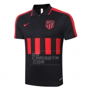 Camiseta Polo del Atletico Madrid 20/21 Negro