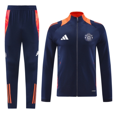 Chandal de Chaqueta del Manchester United Nino 24-25 Azul