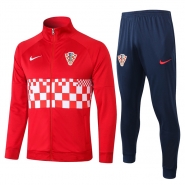 Chandal de Chaqueta del Croacia 20-21 Rojo