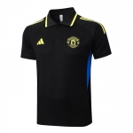 Camiseta Polo del Manchester United 25-26 Negro Amarillo Camiseta Polo del Manchester United 25-26 Negro Amarillo