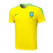 Camiseta de Entrenamiento Brasil 2024-25 Amarillo