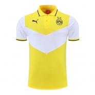 Camiseta Polo del Borussia Dortmund 22-23 Amarillo y Blanco