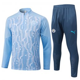 Chandal de Sudadera del Manchester City Nino 24-25 Azul