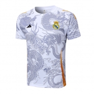 Camiseta de Entrenamiento Real Madrid Dragon 2024-2025 Blanco