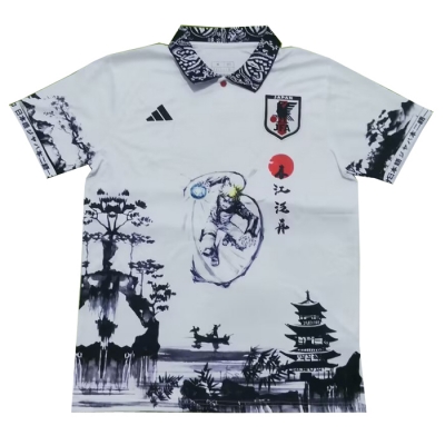 Camiseta Japon Cartoon 24-25 Blanco