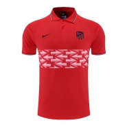 Camiseta Polo del Atletico Madrid 22-23 Rojo