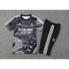 Chandal del Real Madrid Dragon Manga Corta 2024-25 Negro - Pantalon Corto