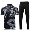 Conjunto Polo del Real Madrid Dragon 24-25 Negro