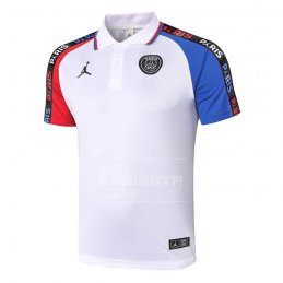 Camiseta Polo del Paris Saint-Germain Jordan 20/21 Blanco