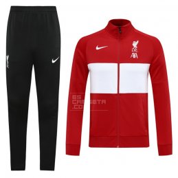 Chandal de Chaqueta del Liverpool 20-21 Rojo y Blanco