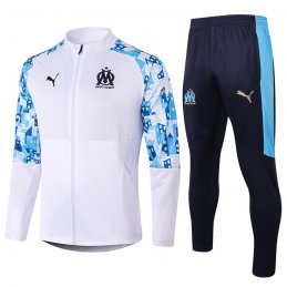 Chandal de Chaqueta del Olympique Marsella 20-21 Blanco