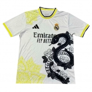 Camiseta Real Madrid Special 24-25 Tailandia Blanco Amarillo