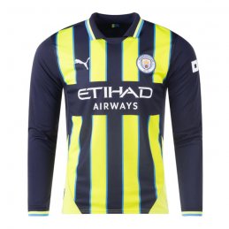 Manga Larga 2a Equipacion Camiseta Manchester City 24-25