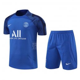 Chandal del Paris Saint-Germain Manga Corta 2022-23 Azul - Pantalon Corto