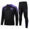 Chandal de Sudadera del Barcelona Nino 25-26 Negro Purpura Chandal de Sudadera del Barcelona Nino 25-26 Negro Purpura