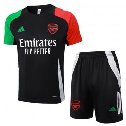 Chandal del Arsenal Manga Corta 24-25 Negro - Pantalon Corto